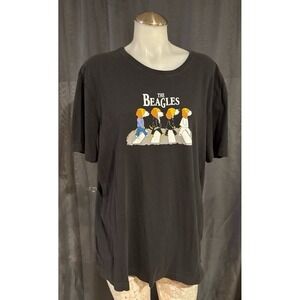 Life is good the beagles mock‎ Beatles shirt